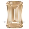 SWAROVSKI 4505 Contour Baguette Fancy Stone 10x6 Golden Shadow